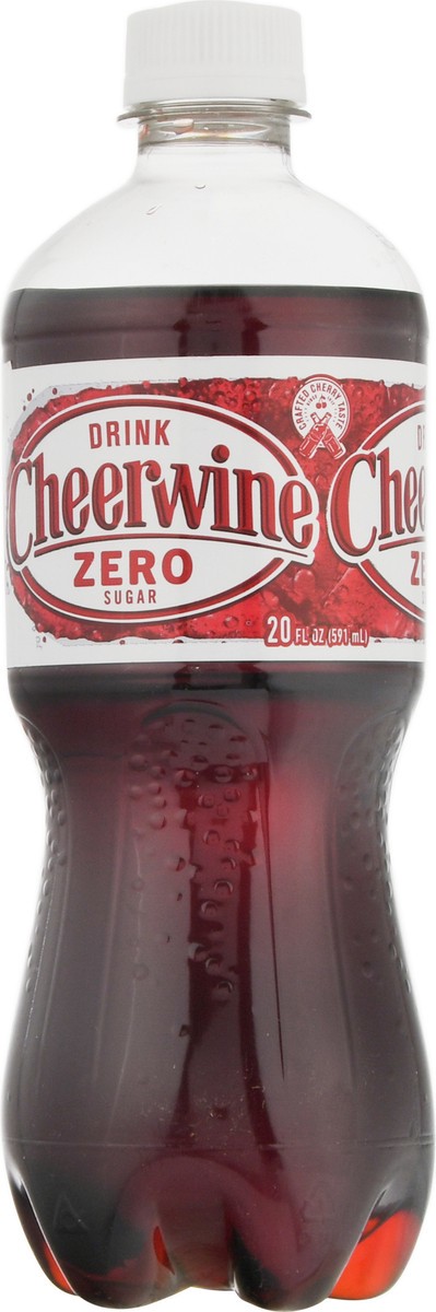 slide 5 of 9, Cheerwine Zero Sugar Soda 20 fl oz, 20 fl oz