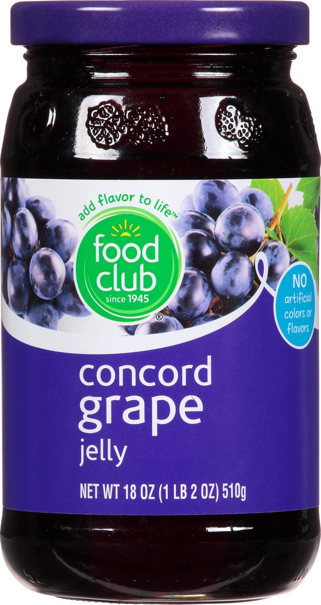 slide 2 of 2, Food Club Jelly, Concord Grape, 18 oz