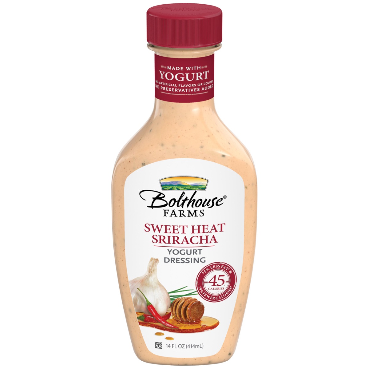 slide 1 of 1, Bolthouse Farms Sweet Heat Sriracha Yogurt Dressing, 14 oz