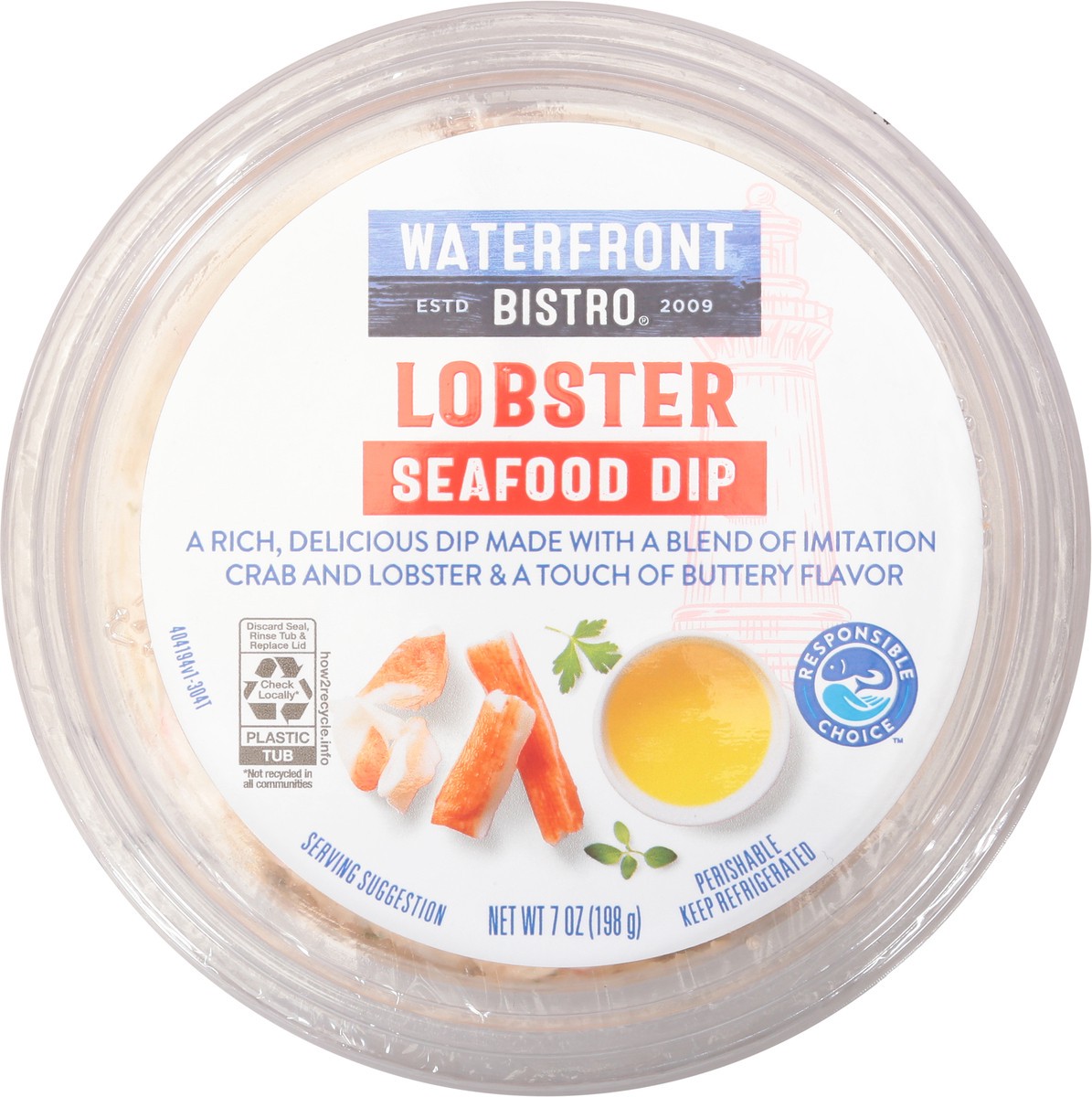 slide 9 of 9, Waterfront Bistro Lobster Seafood Dip 7 oz, 7 oz