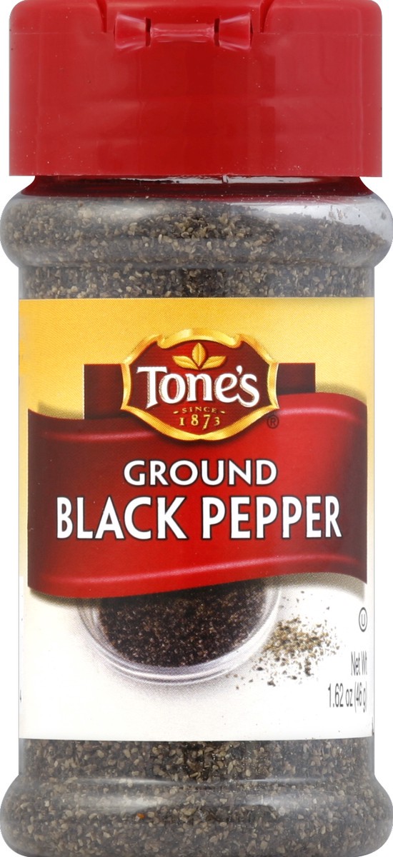 slide 2 of 2, Tone's Black Pepper 1.62 oz, 1.62 oz