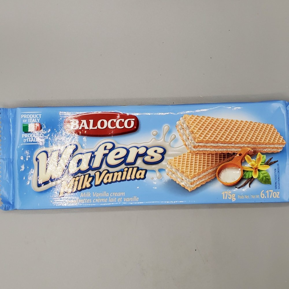 slide 1 of 1, Balocco Wafers Milk Tray, 6.17 oz