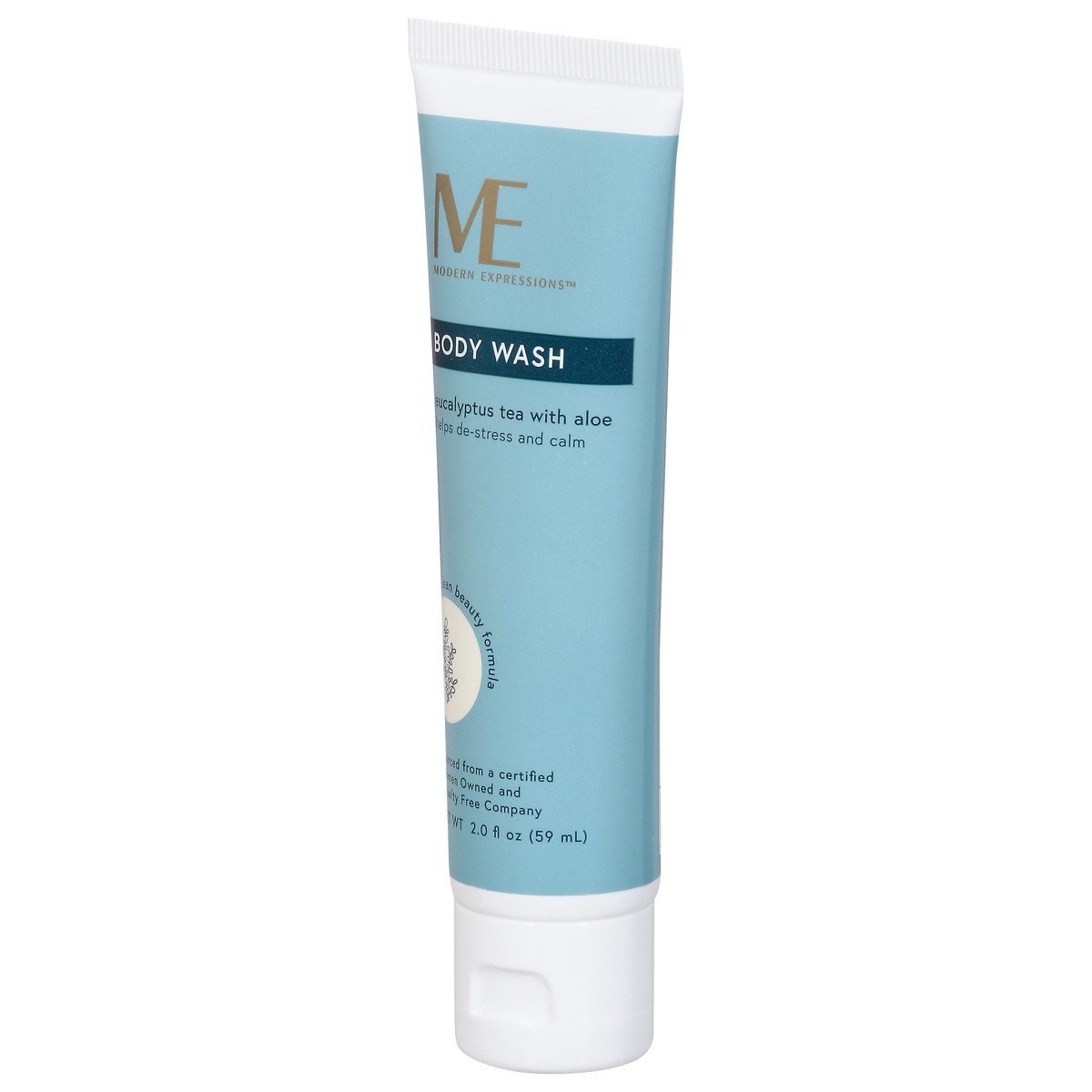 slide 4 of 13, Modern Expressions Eucalyptus Tea Body Wash with Aloe 1 2.0 fl oz, 2 fl oz