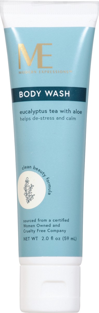 slide 13 of 13, Modern Expressions Eucalyptus Tea Body Wash with Aloe 1 2.0 fl oz, 2 fl oz