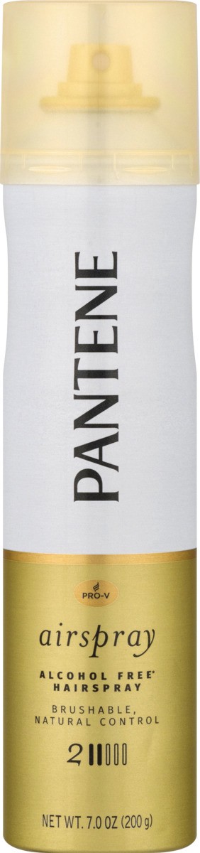 slide 8 of 9, PANTENE Pro-V Lightweight Finish Alcohol Free* Level 2 Hairspray, 7.0 oz, 7 oz
