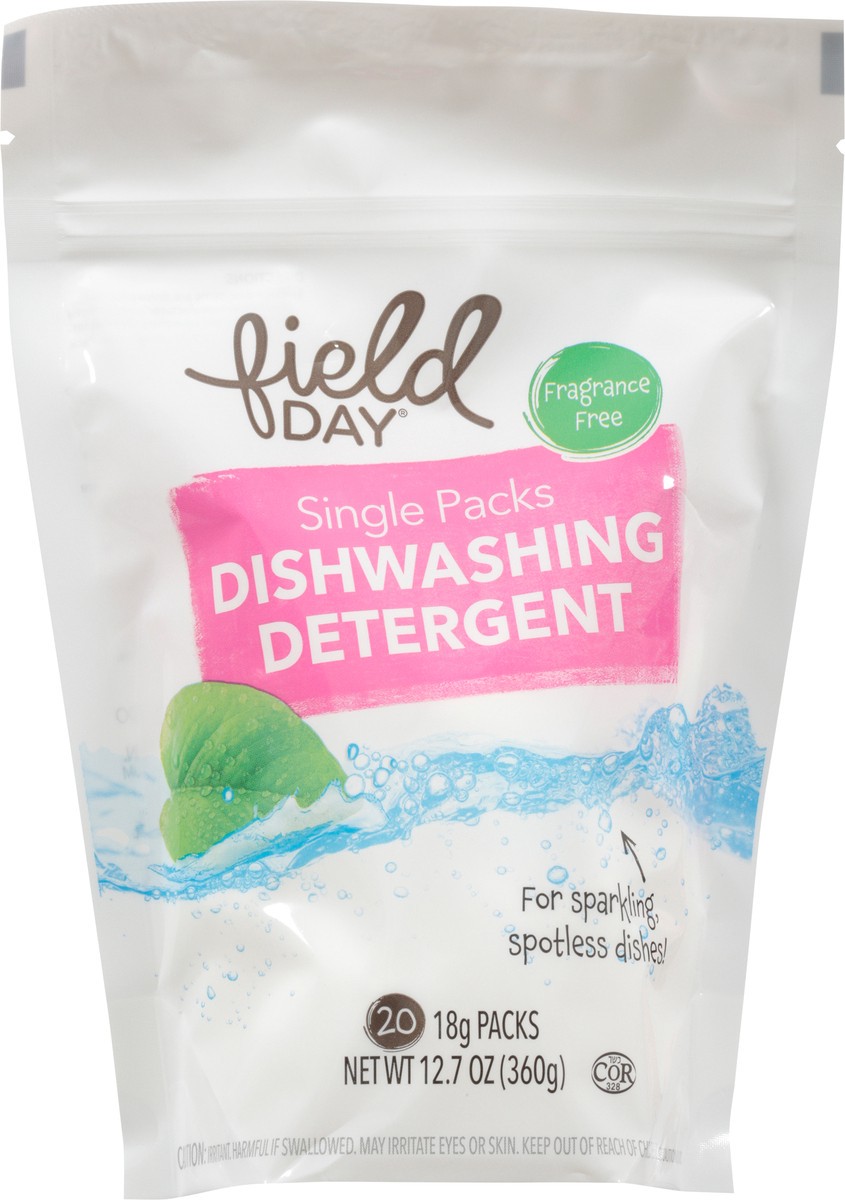 slide 7 of 10, Field Day Dishwashing Detergent Single Packs 20 ea, 1 ct