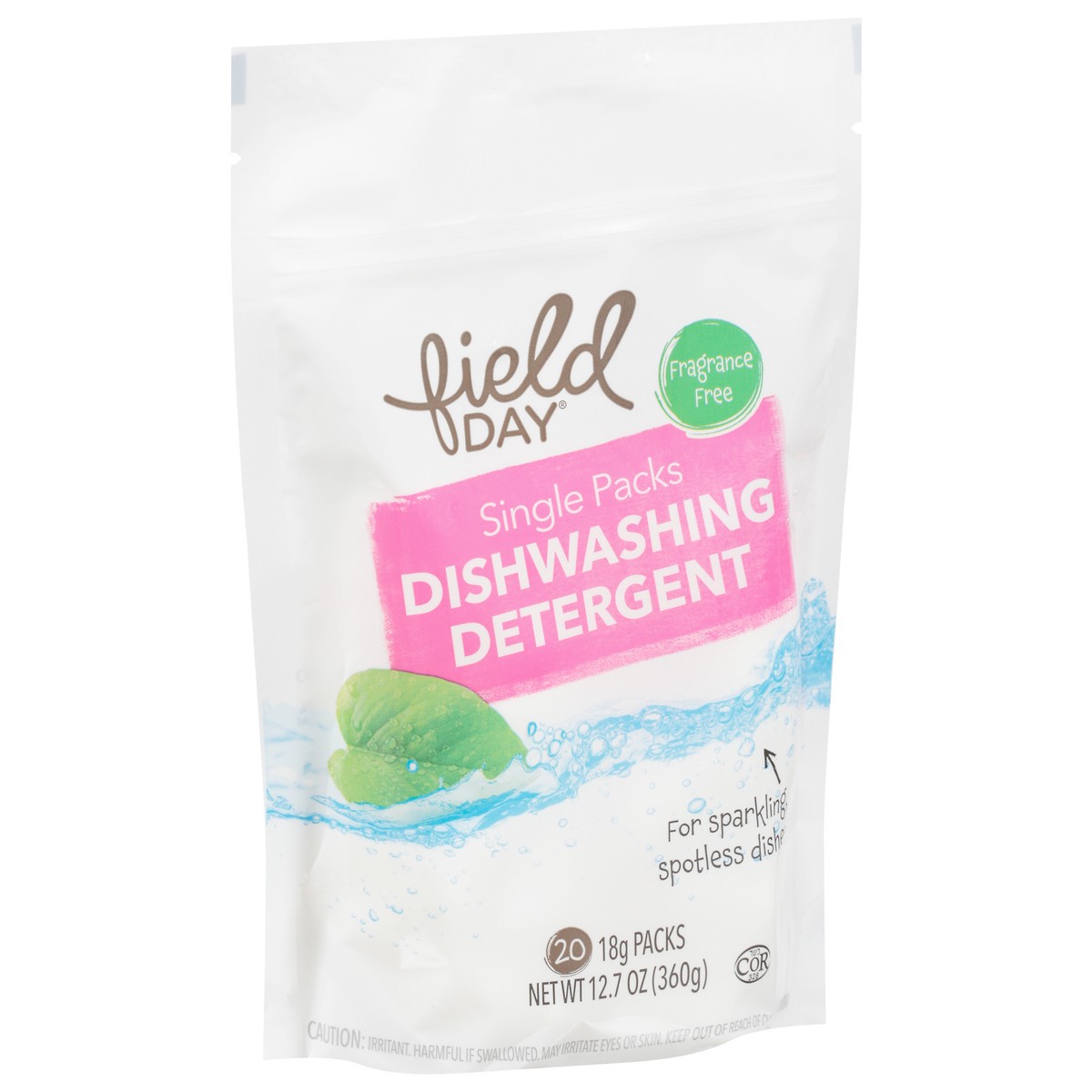 slide 6 of 10, Field Day Dishwashing Detergent Single Packs 20 ea, 1 ct