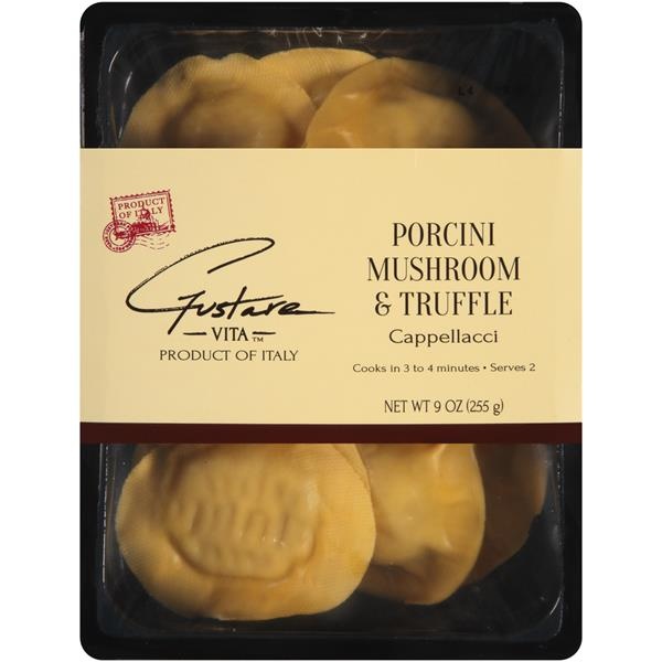 slide 1 of 1, Gustare Vita Porcini Mushroom & Truffle Ravioli, 9 oz