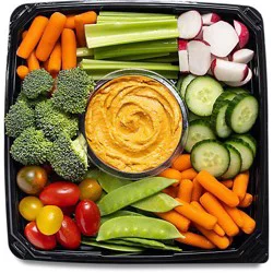 Private Selection Vegetable & Hummus Tray - Each