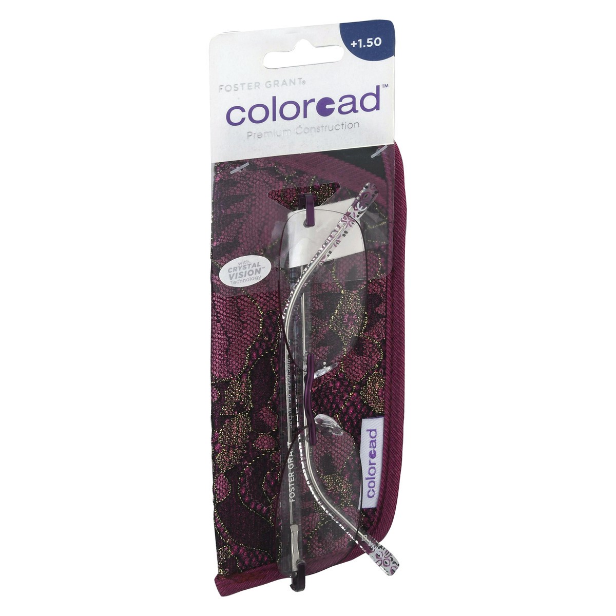 slide 10 of 11, Foster Grant Coloread +1.50 Reading Glasses 1 ea, 1 ct