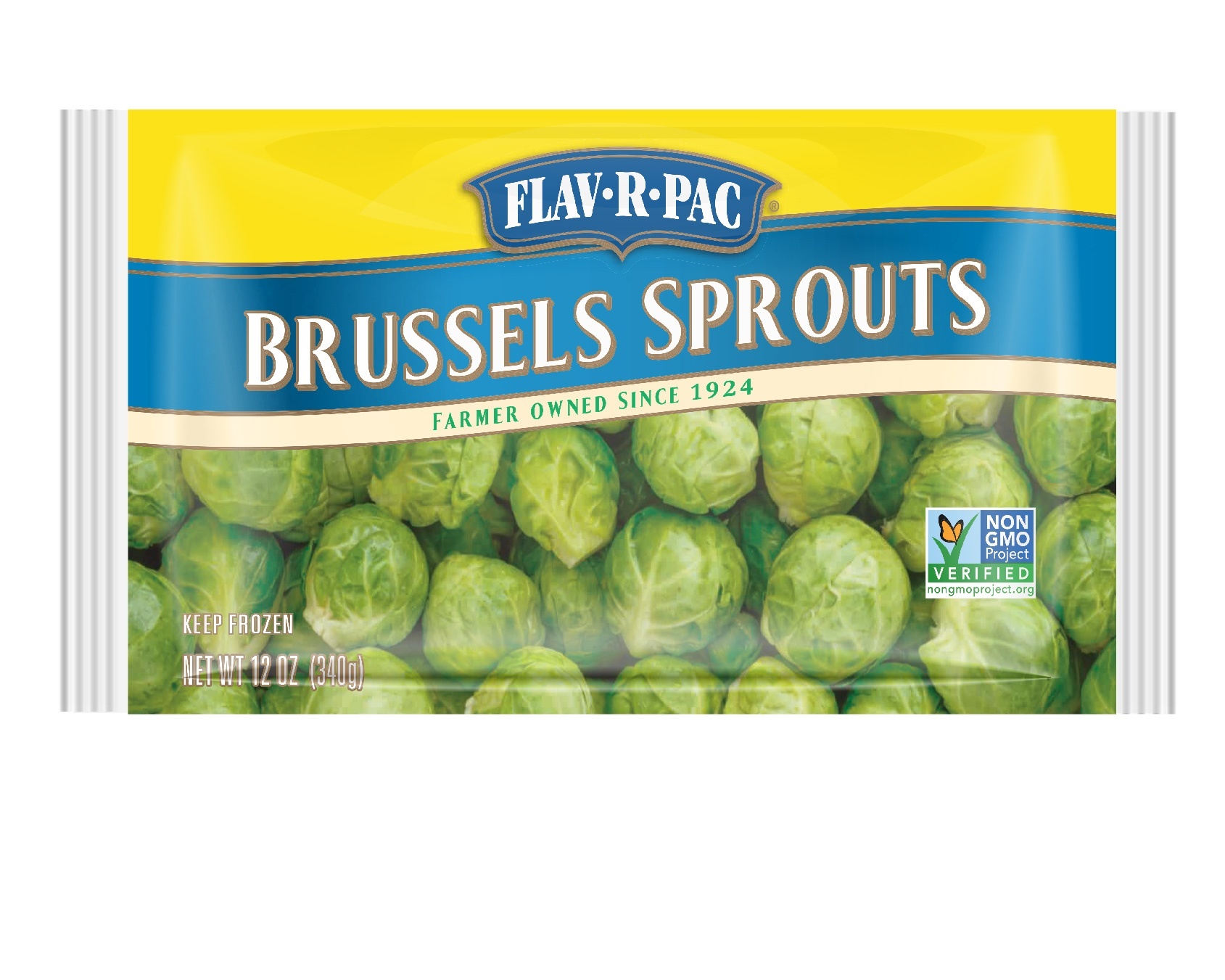 slide 1 of 1, Flav-R-Pac Brussel Sprouts, 12 oz