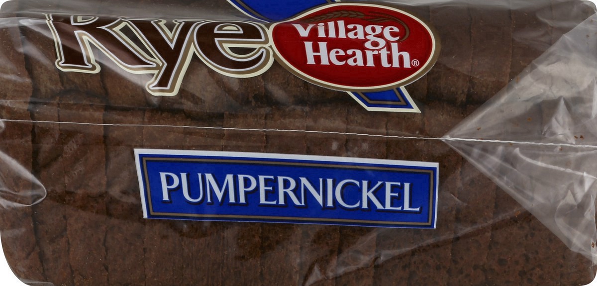 slide 4 of 17, Village Hearth Rye Pumpernickel Bread 16 oz, 16 oz