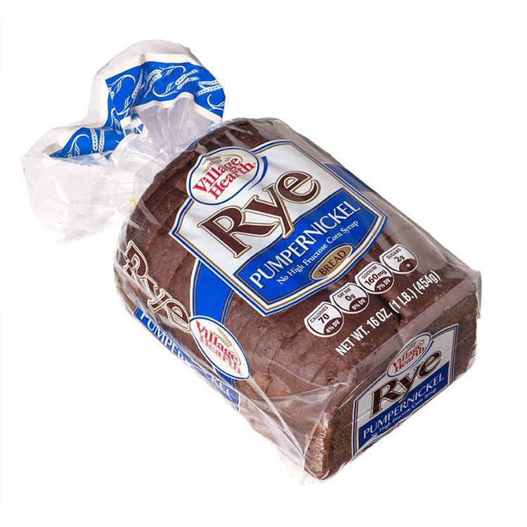 slide 2 of 17, Village Hearth Rye Pumpernickel Bread 16 oz, 16 oz