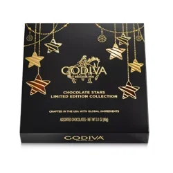Godiva Holiday Stars Gift Box, 9 ct, 3.1 oz