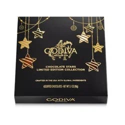 Godiva Holiday Stars Gift Box, 9 ct, 3.1 oz