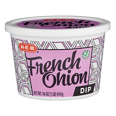 slide 1 of 1, H-E-B French Onion Dip, 16 oz