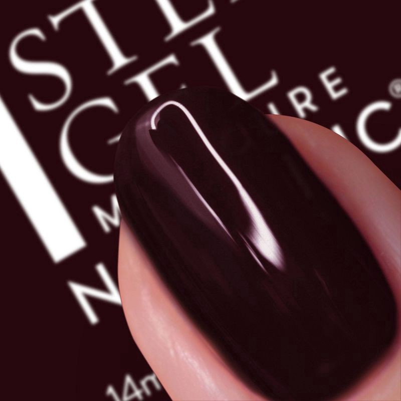 slide 8 of 10, Nails Inc. Go Top Less Billie Nail Polish - Burgundy Creme - 0.47 fl oz, 0.47 fl oz