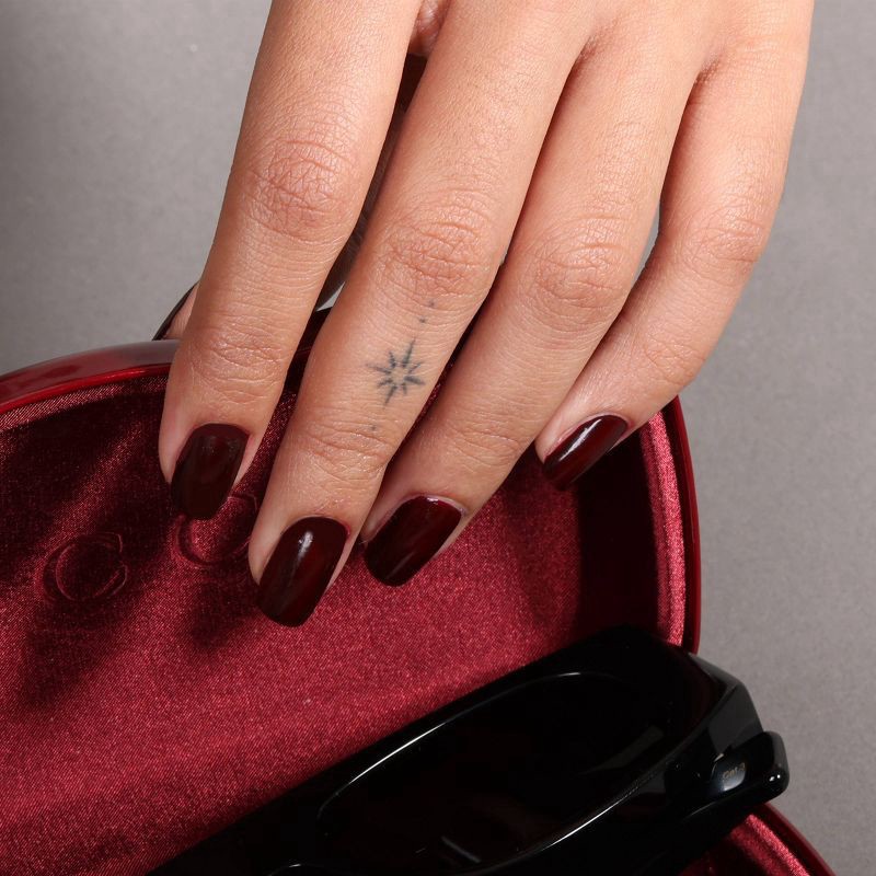 slide 3 of 10, Nails Inc. Go Top Less Billie Nail Polish - Burgundy Creme - 0.47 fl oz, 0.47 fl oz