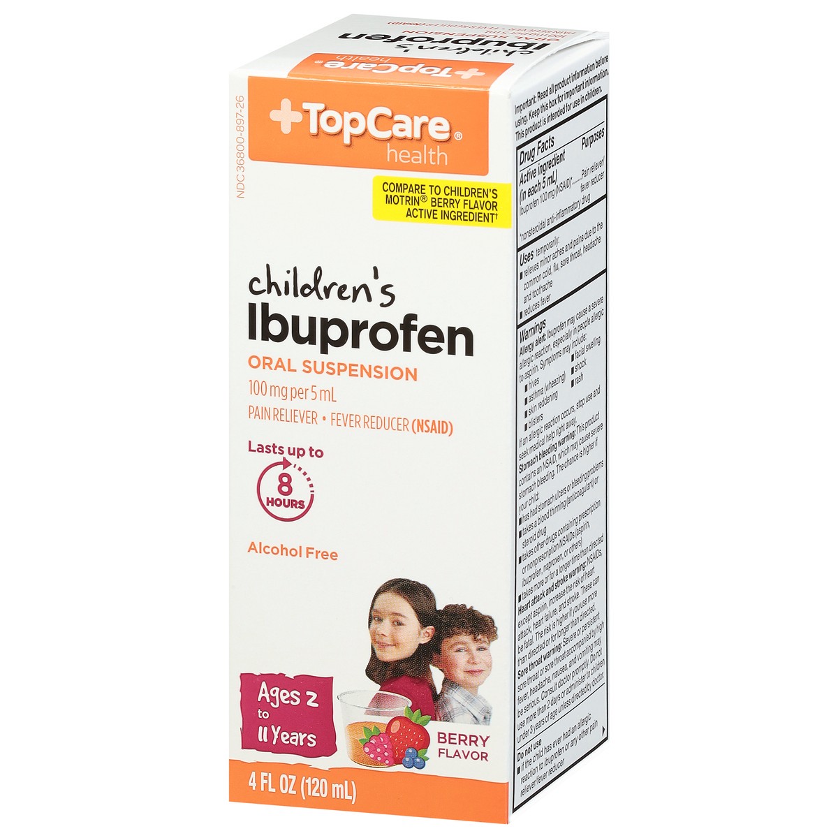 slide 6 of 9, TopCare Childrens Ibuprofen Suspen, 4 oz