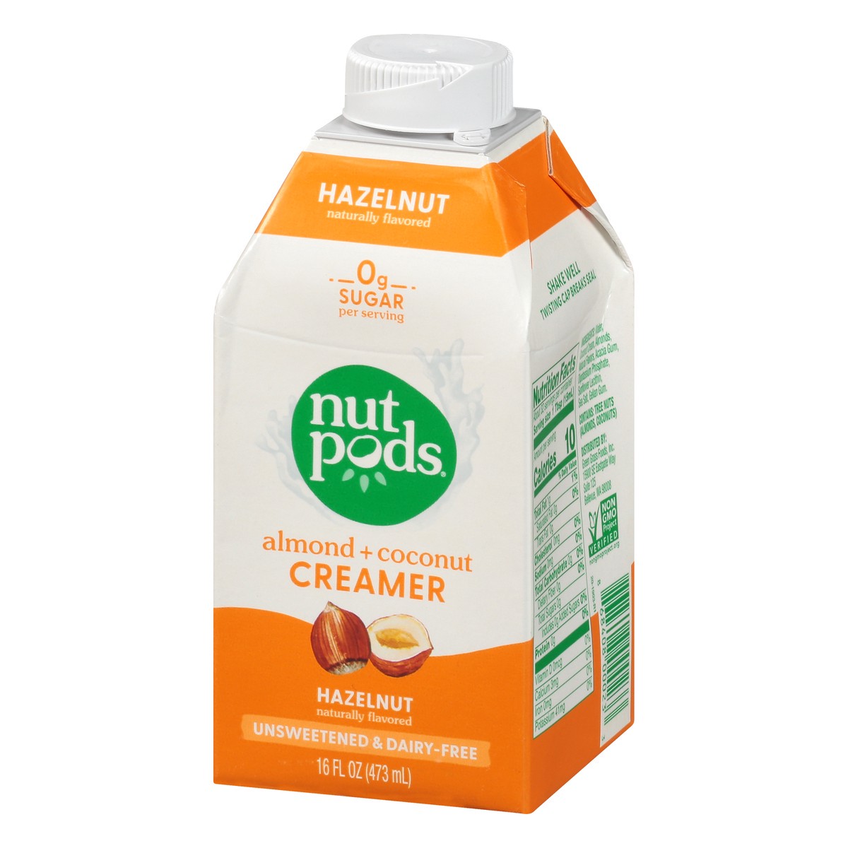 slide 3 of 9, nutpods Almond + Coconut Hazelnut Creamer 16 fl oz, 16 fl oz