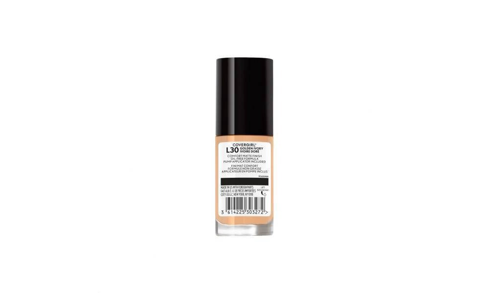 slide 3 of 5, Covergirl TruBlend Matte Made Liquid Foundation, Golden Ivory, 1.014 oz