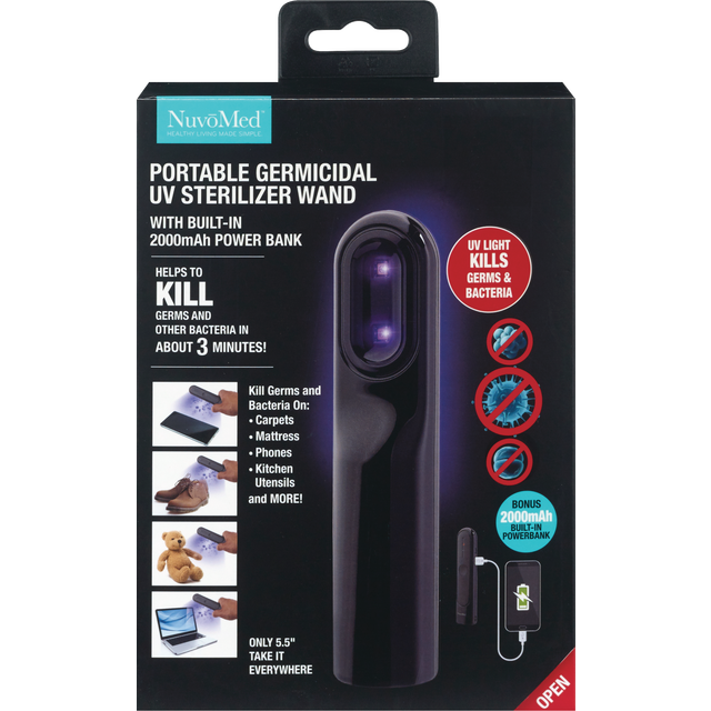 slide 1 of 1, UV Wand- Portable W/ Power Bank, 1 ct
