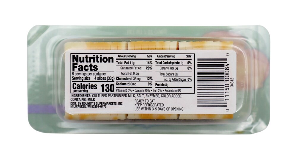 slide 2 of 2, Roundy's Colby Jack Cheese Cracker, 4 ct
