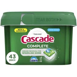 Cascade Fresh Scent Auto Dishwashing Pouch with Liquid & Powder