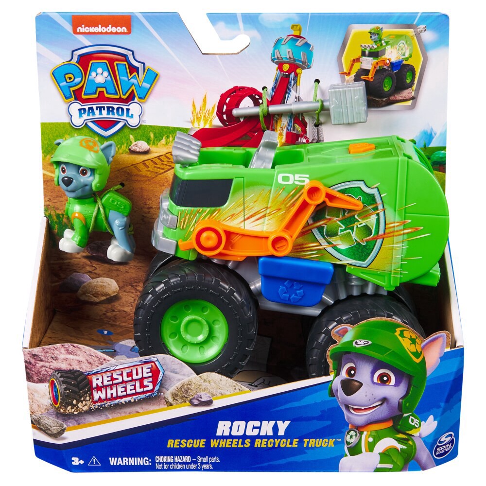 slide 5 of 6, PAW Patrol™ Rocky Rescue Wheels™ Toy Truck, 1 ct