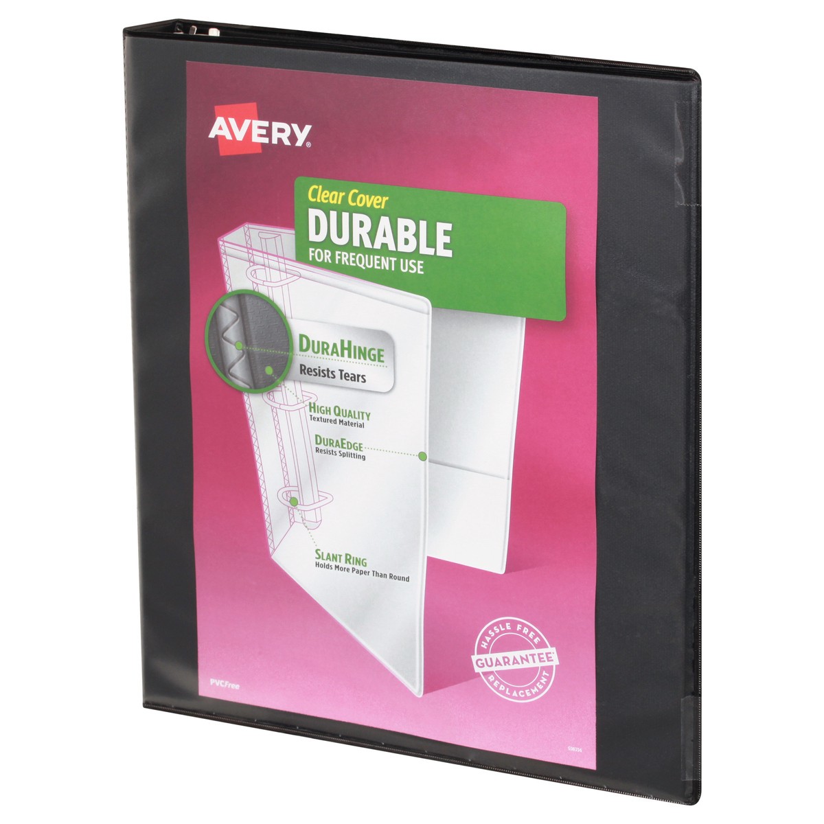 slide 10 of 11, Avery 1 Inch Durable Clear Cover Binder 1 ea, 1 ct