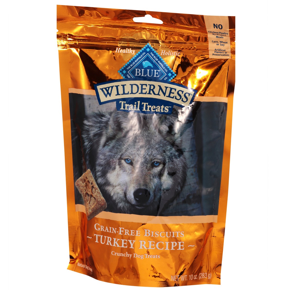 slide 3 of 9, Blue Buffalo Wilderness Trail High Protein Grain Free Crunchy Dog Treats Biscuits 10 oz bag, 10 oz