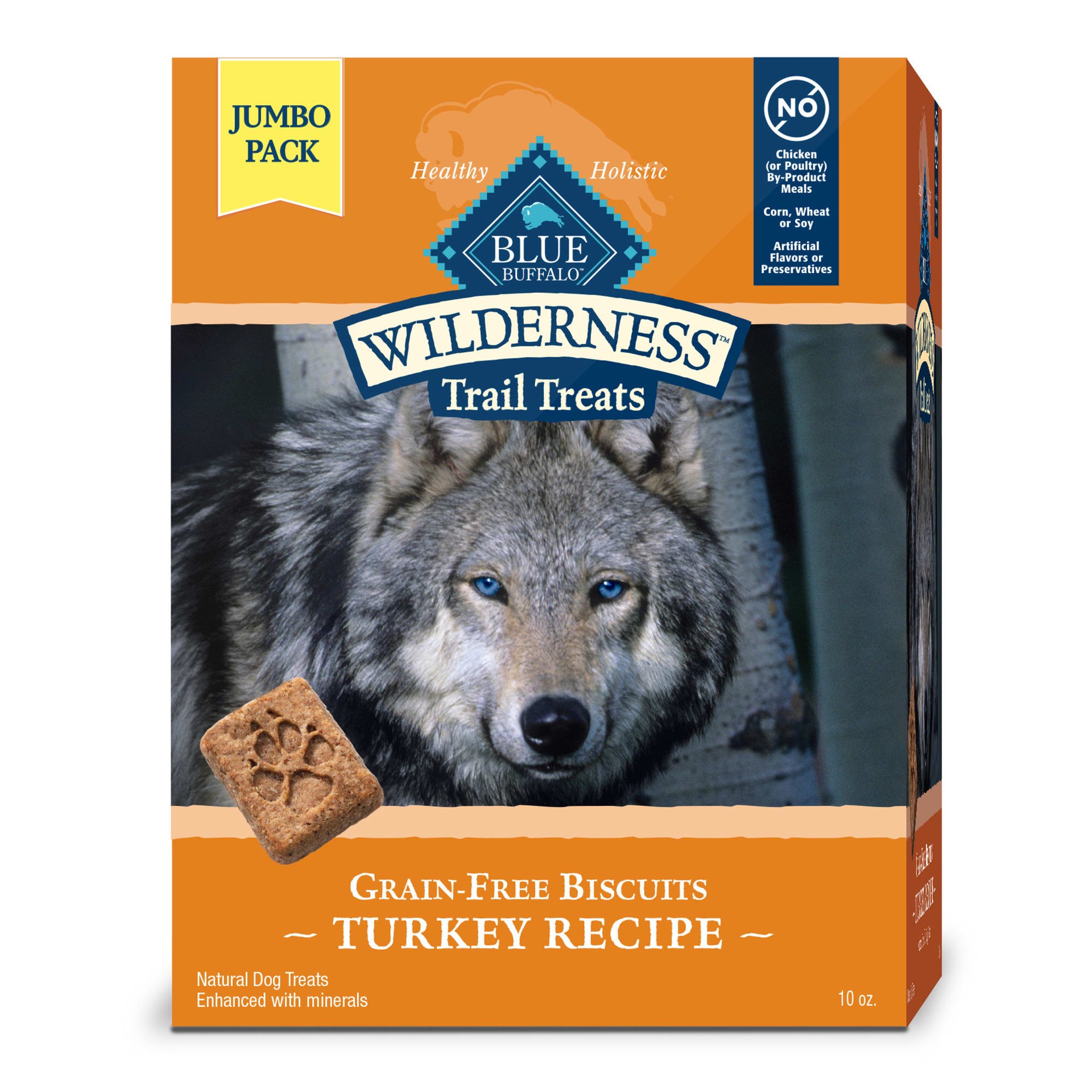 slide 1 of 9, Blue Buffalo Wilderness Trail High Protein Grain Free Crunchy Dog Treats Biscuits 10 oz bag, 10 oz