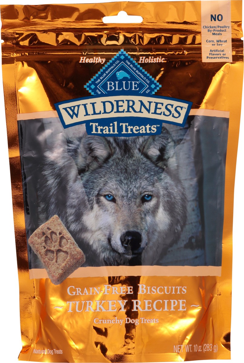 slide 5 of 9, Blue Buffalo Wilderness Trail High Protein Grain Free Crunchy Dog Treats Biscuits 10 oz bag, 10 oz