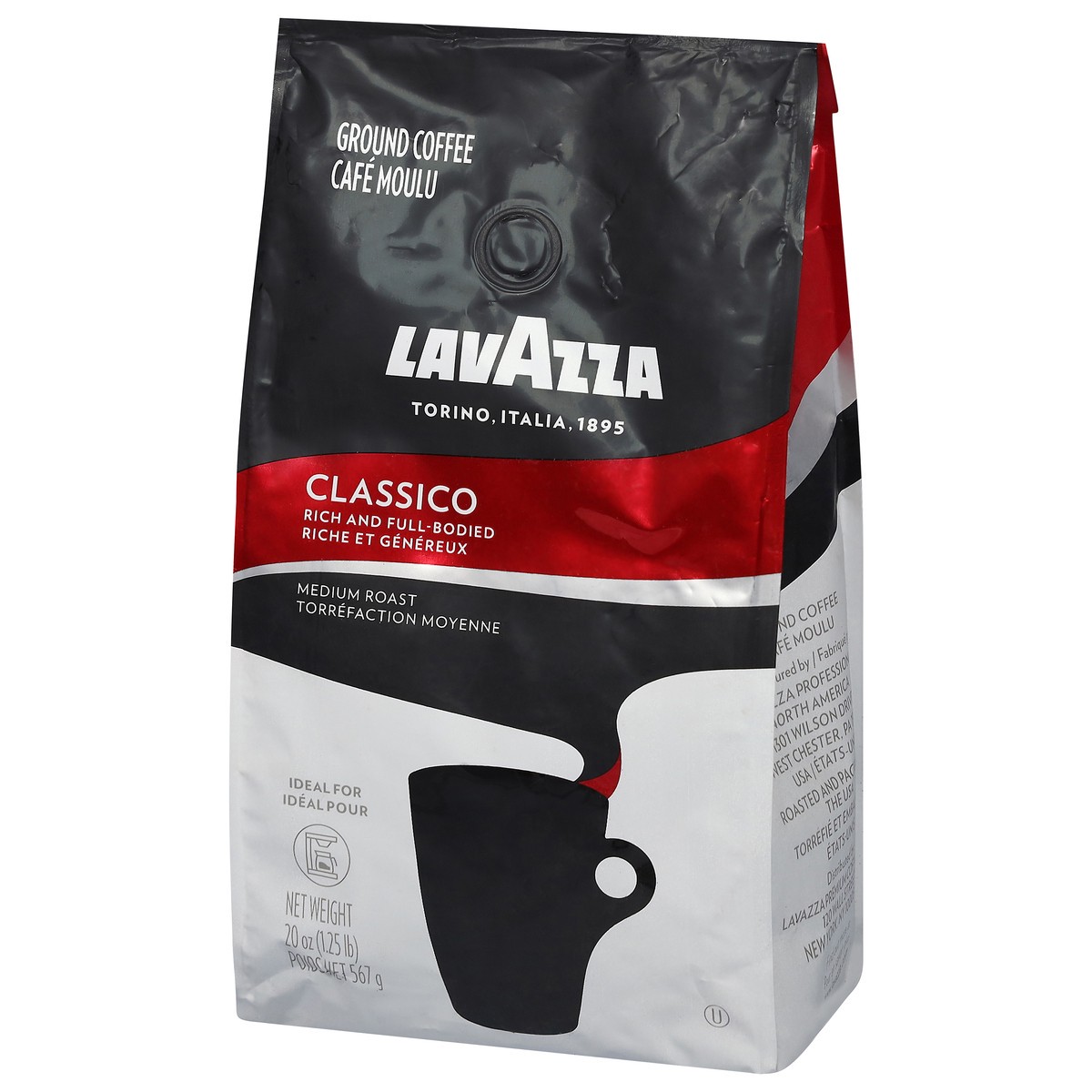 slide 3 of 9, Lavazza Medium Roast Ground Classico Coffee 20 oz, 20 oz