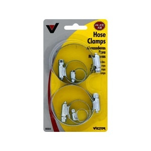 slide 1 of 1, Victor Assorted Hose Clamps, 6 ct