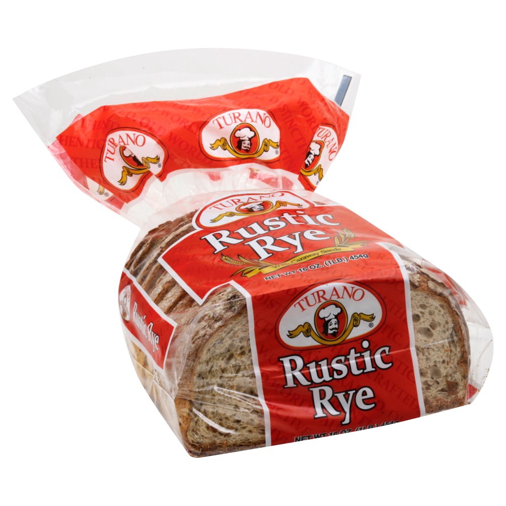 slide 1 of 6, Turano Rustic Rye, 16 oz