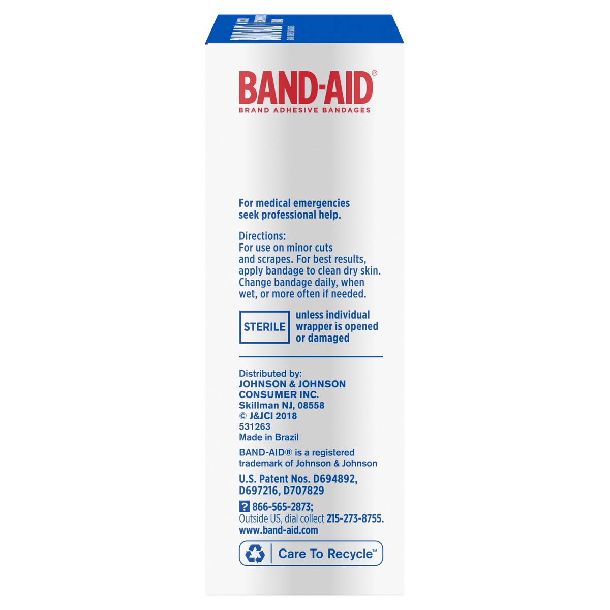 slide 5 of 6, BAND-AID Flexible Fabric Adhesive Bandages, Comfortable Sterile Protection & Wound Care for Minor Cuts & Burns, Quilt-Aid Technology to Cushion Painful Wounds, Assorted Sizes, 30 ct, 30 cnt