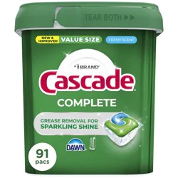 Cascade Fresh Scent Auto Dishwashing Liquid & Powder Pouch
