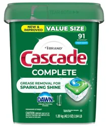 Cascade Fresh Scent Auto Dishwashing Liquid & Powder Pouch