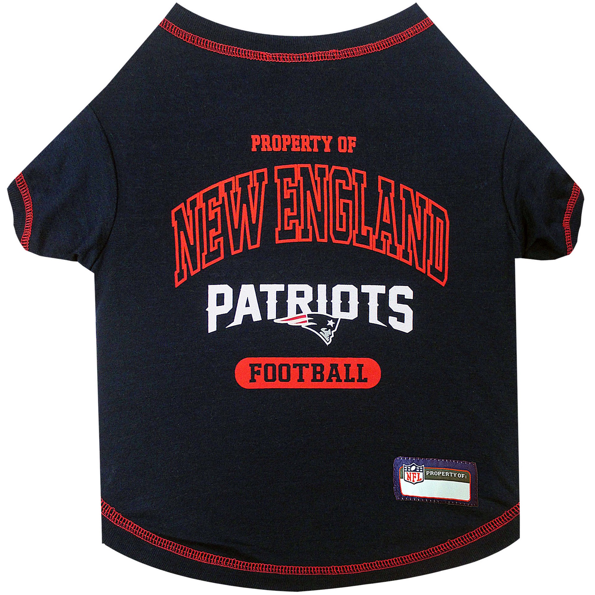 slide 1 of 1, Pets First New England Patriots T-Shirt, LG