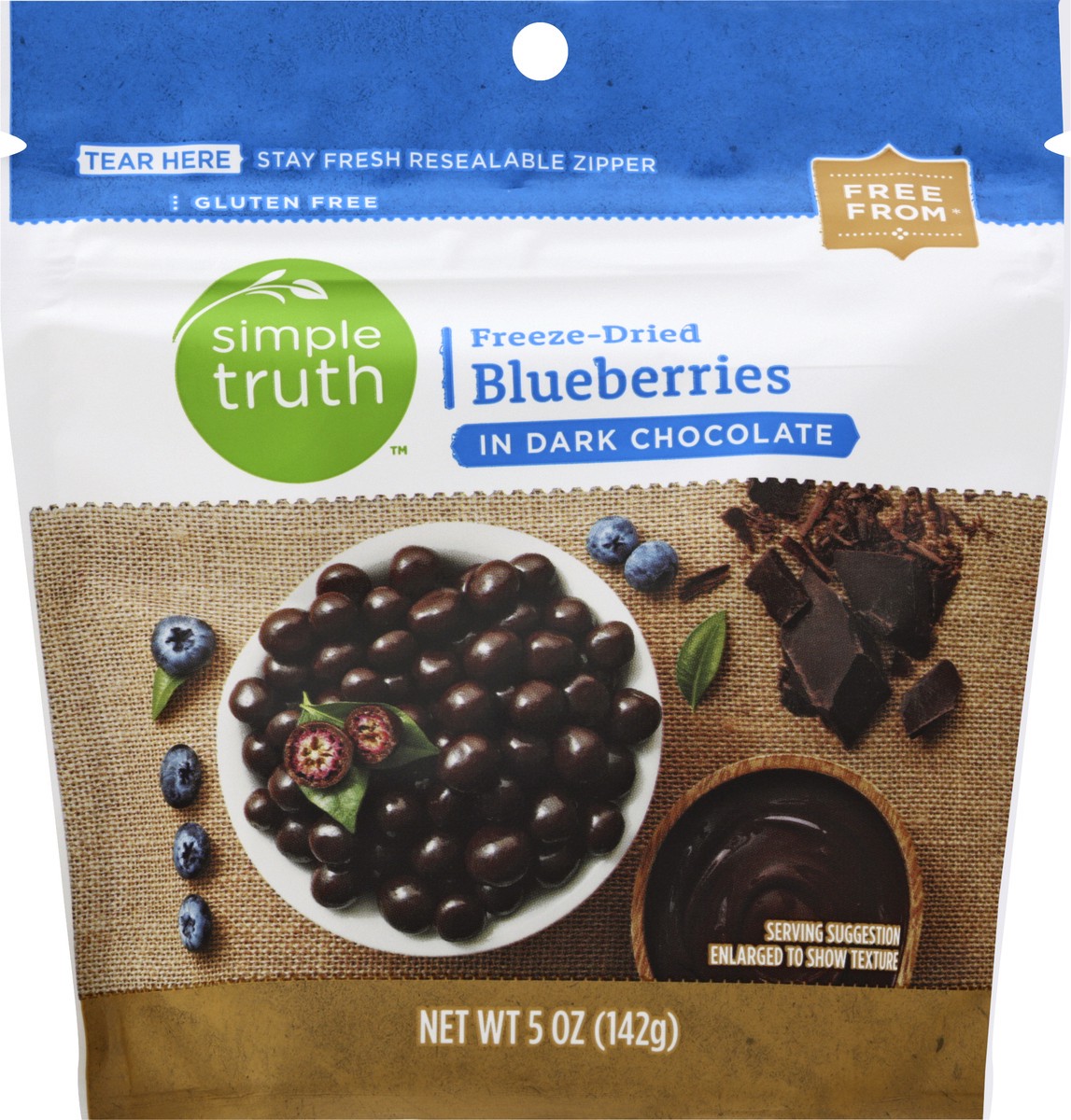 slide 7 of 8, Simple Truth Blueberries 5 oz, 5 oz