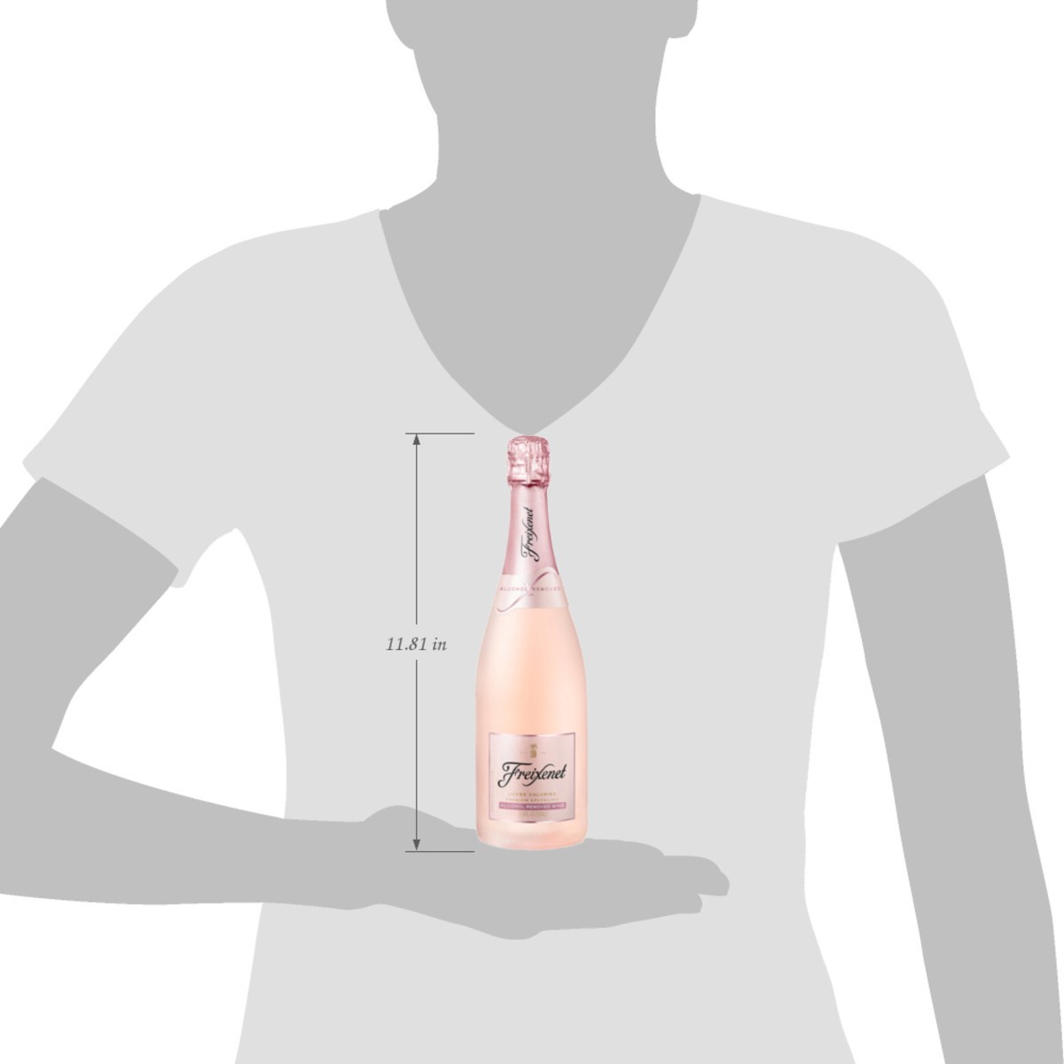 slide 6 of 6, Freixenet Alcohol-Removed Rose 750 ml, 25.4 fl oz
