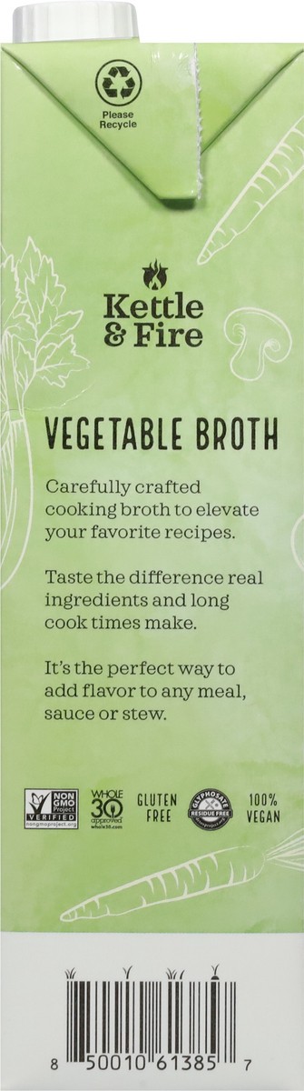 slide 6 of 9, Kettle & Fire Organic Vegetable Broth 32 oz, 32 oz