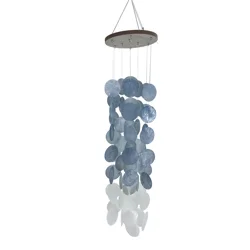 ROOM & RETREAT Rr Light Blue Shell Windchime