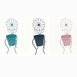 ROOM & RETREAT Rr Matel Planter 14 Inch