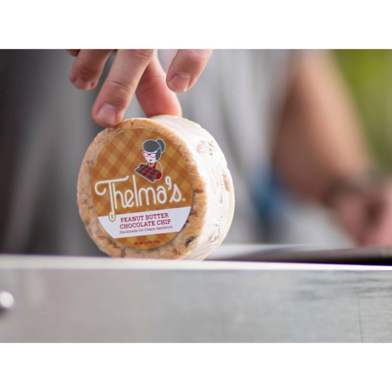 slide 3 of 3, Thelma's Peanut Butter Chocolate Chip Ice Cream Sandwich - 5.2oz, 5.2 oz