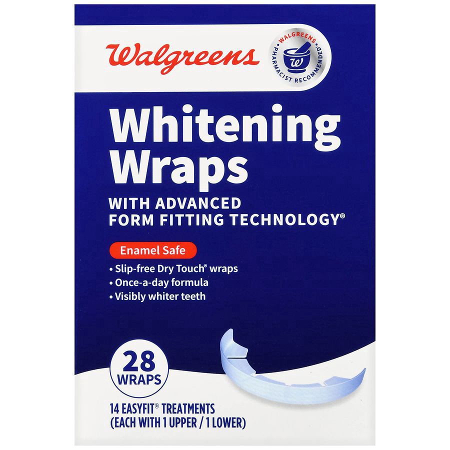 slide 4 of 5, Walgreens Xtreme Dry Touch Whitening Wraps, 28 ct