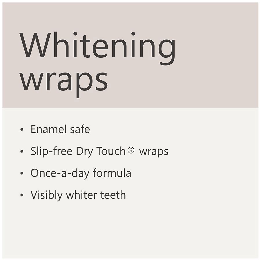 slide 5 of 5, Walgreens Xtreme Dry Touch Whitening Wraps, 28 ct