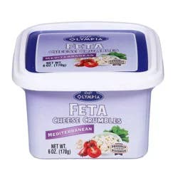Cafe Olympia Feta Cheese Crumbles - Mediterranean