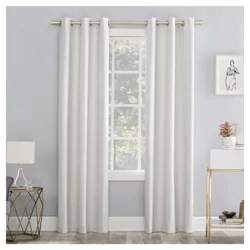 Sun Zero Doret Blackout Panel Pair Purple 74x63"